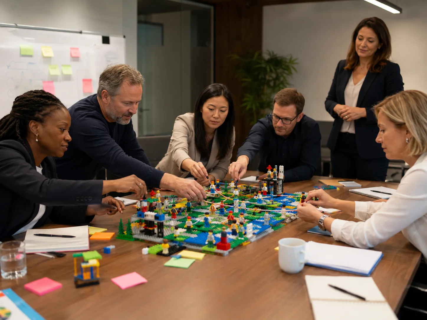 Shared model showing organizational alignment through strategic facilitation