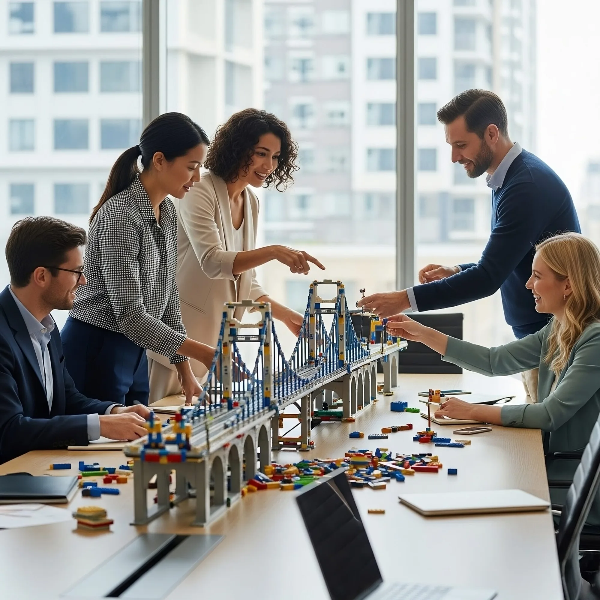 Building bridges with Lego