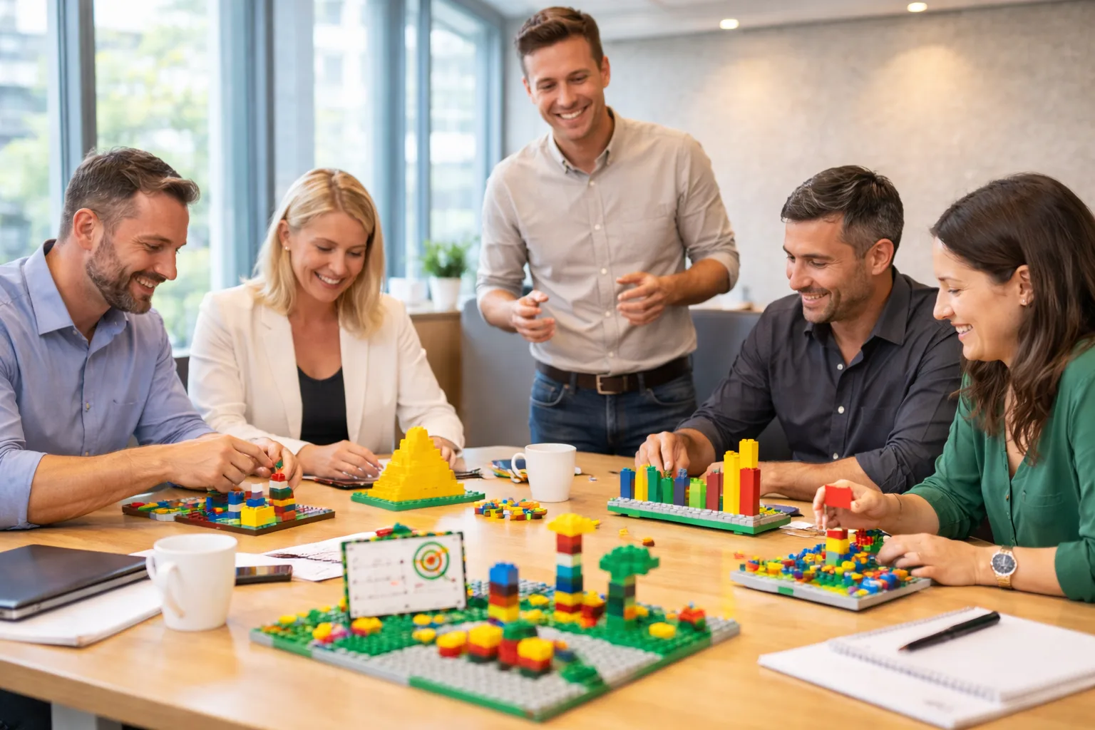 Shared organizational model built during facilitation workshop