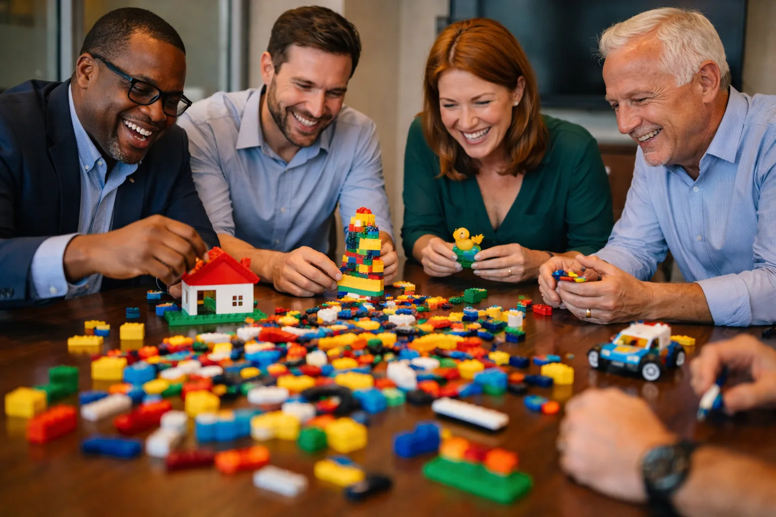 Cross-functional collaboration workshop using LEGO® SERIOUS PLAY® Method