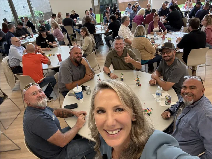 LEGO® Serious Play® team-building session with 120+ participants at an electric cooperative in Arizona